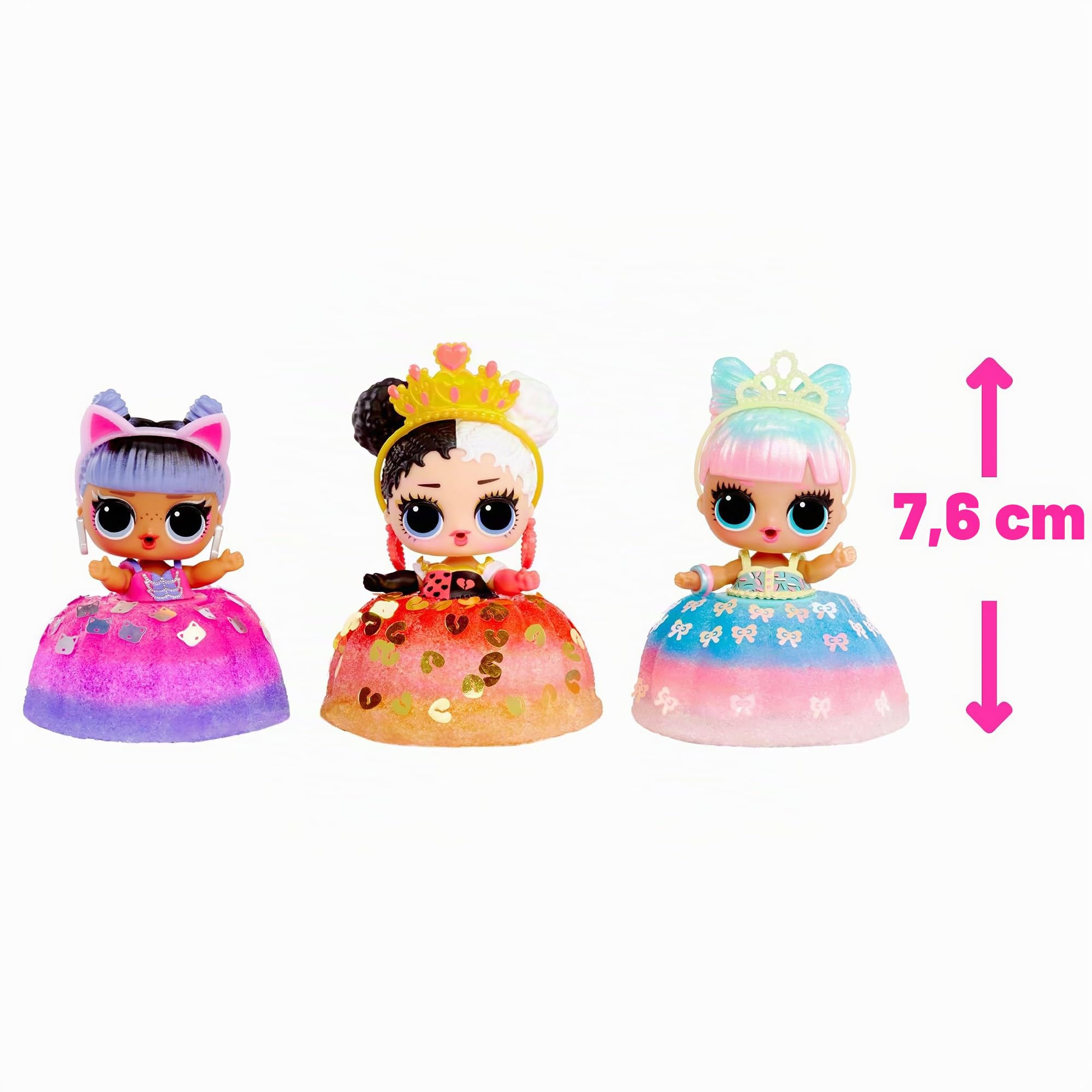 L.O.L. Surprise! Mix & Make Birthday Cake Tots - With Collectible Doll, Cake Dress DIY to Make and Decorate - Doll with Cake Dress