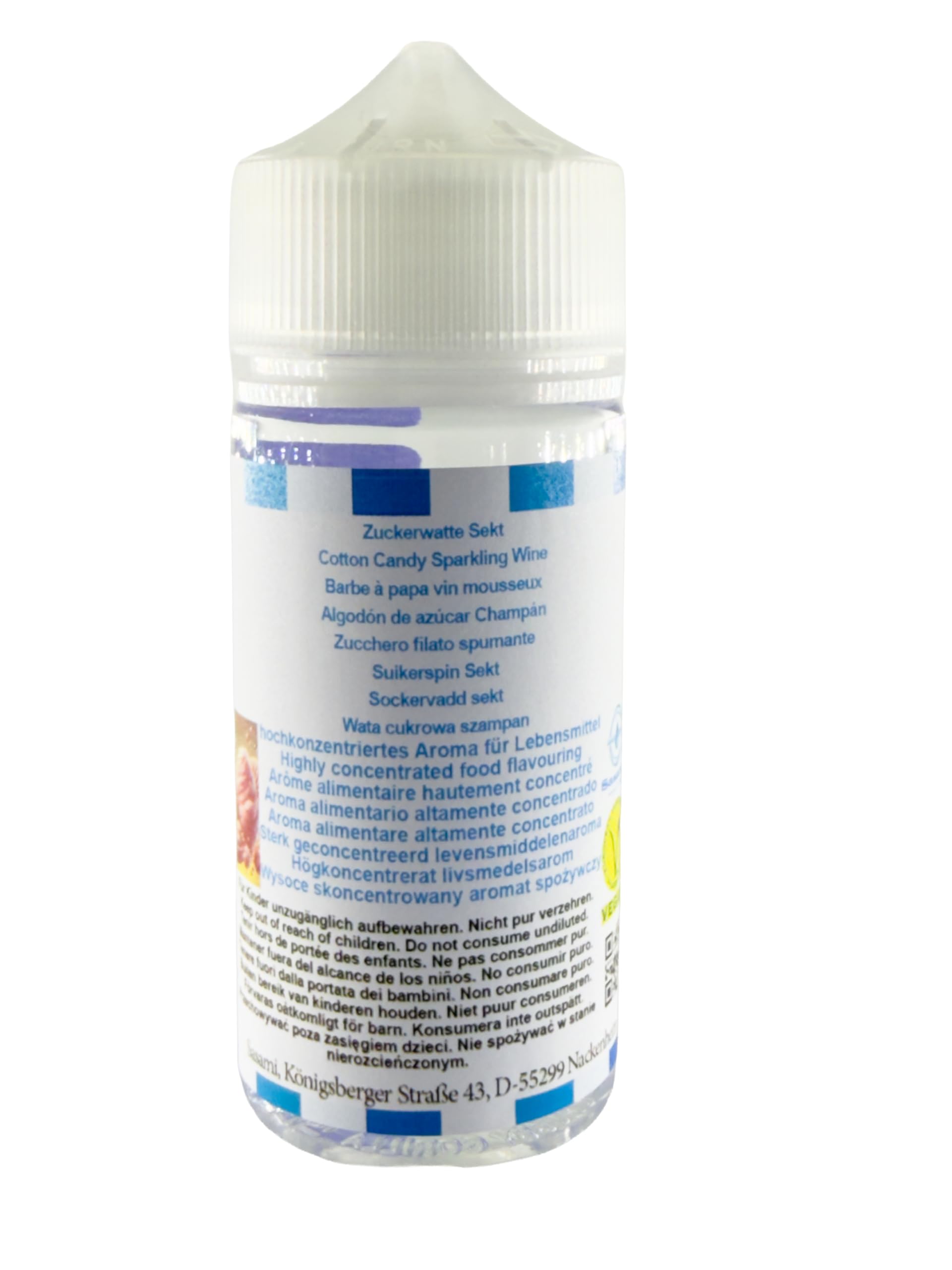 Barbe à papa vin mousseux arôme concentré - Vegan - Sasami - 100 ml
