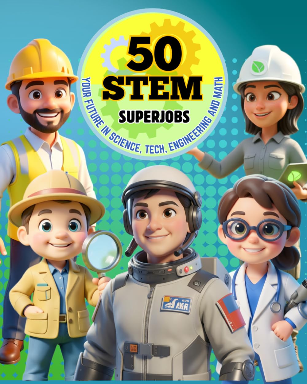 50 STEM Superjobs: Your Future in Science, Tech, Engineering & Math for Ages 8-12: Discover High Demand STEM Careers and Future Jobs for Curious Middle School Students