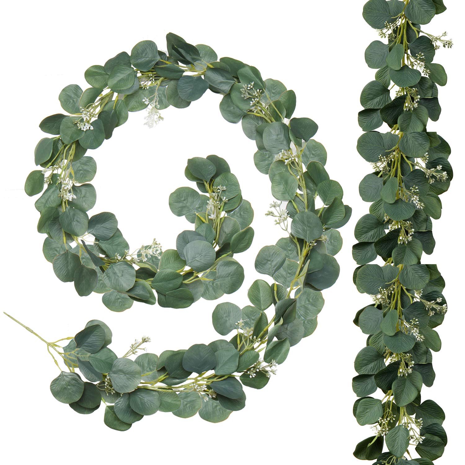 Artificial Ivy Greenery Fake Vine Plants Leaf Leaves Garland For Wedding Party Garden Outdoor Office Home Wall Decoration - 15