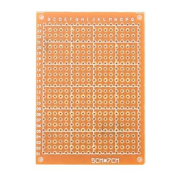 10pcs PCB Protoboards, 5x7cm Single Side Prototype PCB Breadboard Universal Printed Circuit Board for DIY Soldering Electronic Projects