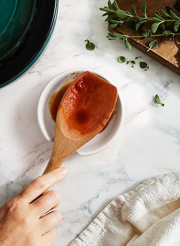 Miniatura 2 de LE TAUCI Soporte de cuchara de cerámica para cocina, soporte de cuchara de 4.8 pulgadas para estufa, soporte de cuchara de café, soporte para