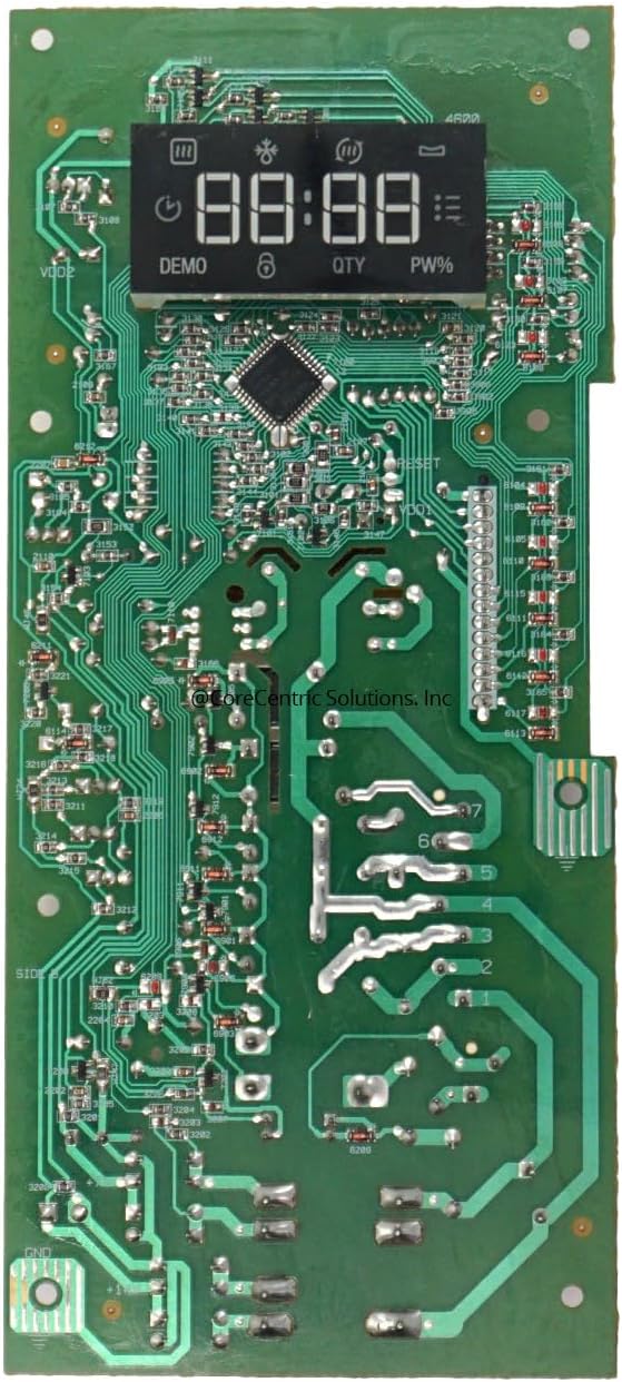 CoreCentric Remanufactured Microwave Control Board Replacement for Whirlpool W10498011 / WPW10498011