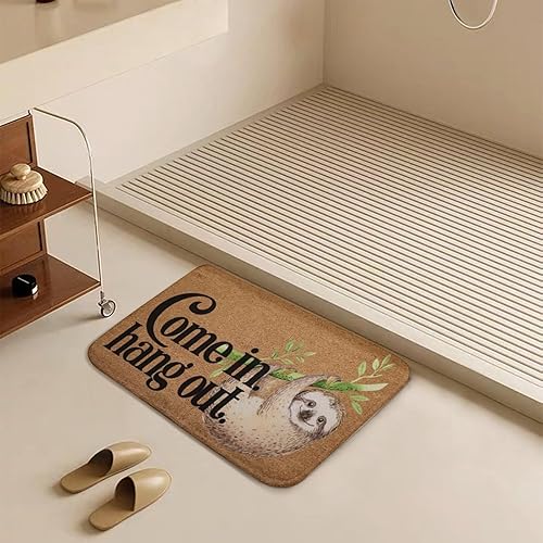 Miniatura 6 de Felpudo de perezoso, decoración del hogar, divertido tapete de bienvenida de perezoso, para pasar el rato, divertido tapete de perezoso, bonito