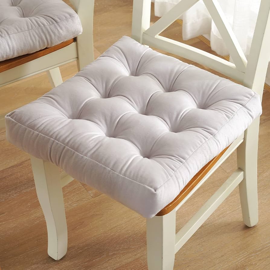 Amazon.co.jp: 座布団 クッション 白 シートクッション 四角 60