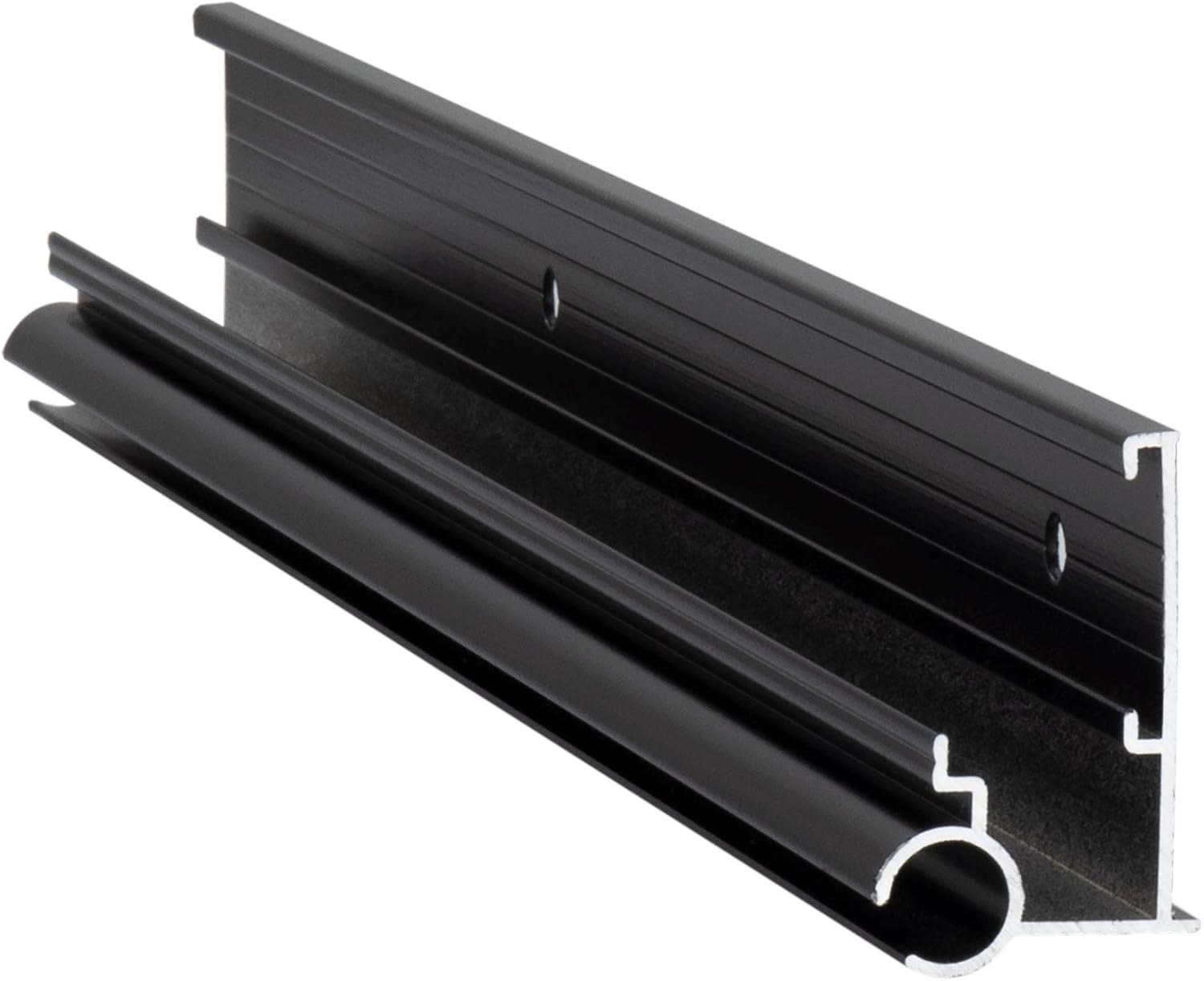 RecPro RV Awning Trim with Gutter | 92" Length | Aluminum | Made in USA (2 Trim Pieces, White)