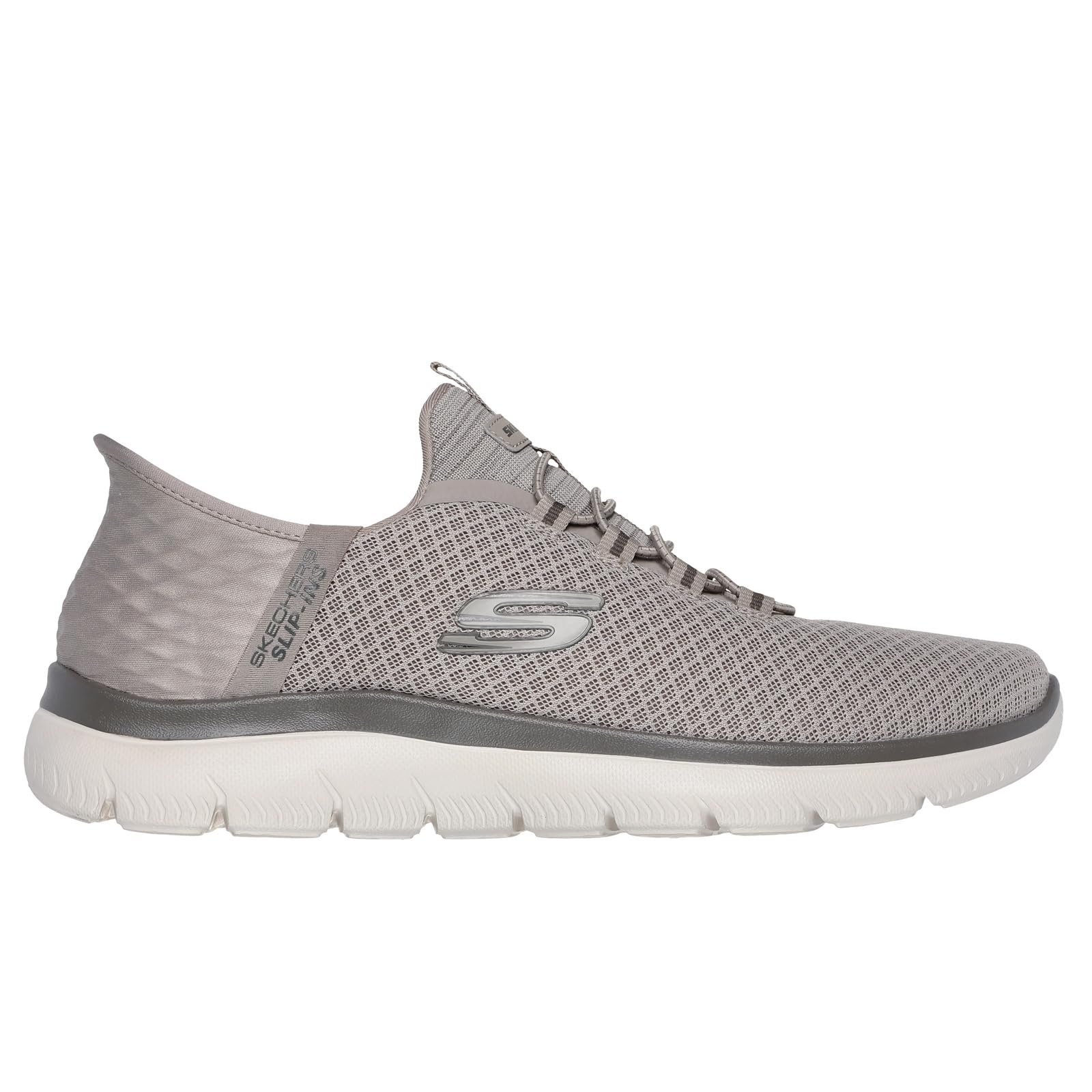 Skechers Men's Fashion Casual Shoe, Taupe, 10