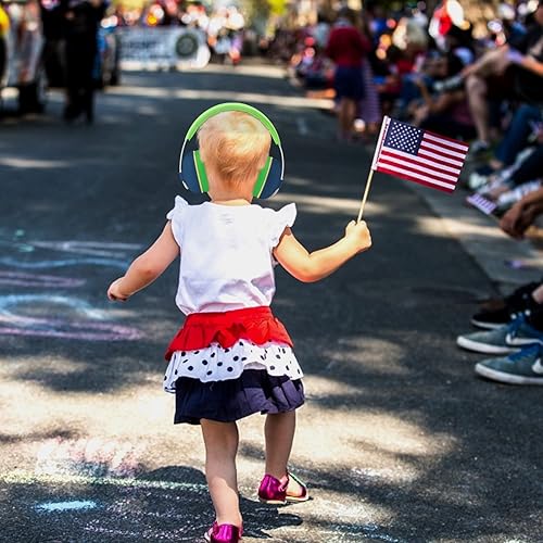 Miniatura 27 de Auriculares con cancelación de ruido para bebés y niños pequeños, orejeras Mumba para bebés, de 3 a 24 meses en adelante Cielo/Amarillo