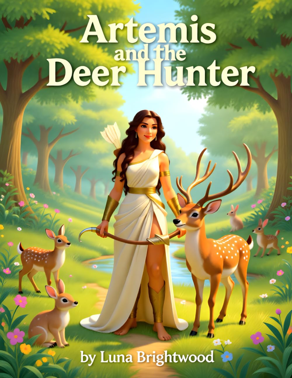 Artemis and the Deer Hunter: An Illustrated Greek Mythology Adventure for Kids Ages 5–12 Featuring Artemis, Goddess of the Hunt (Gods and Goddesses, Legendary Heroes)