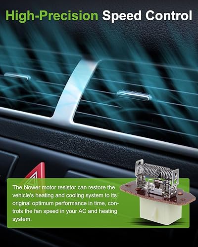 Miniatura 1091 de SCITOO Resistencia de motor de ventilador HVAC para 2008-2013 para Chrysler 300/2008-2016 para Town & Country/2008-2010 para Dodge Charger/2008-2018