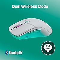 Vista 2 de HyperX Pulsefire Haste 2 Core inalámbrico – Ratón para juegos para PC, larga duración de batería, ligero, sensor Core personalizado, doble Negro