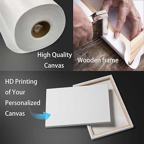 Miniatura 6 de ZBAN Regalos temáticos de Halloween, decoraciones personalizadas de retratos familiares de Halloween para dormitorio, sala de estar, lienzo