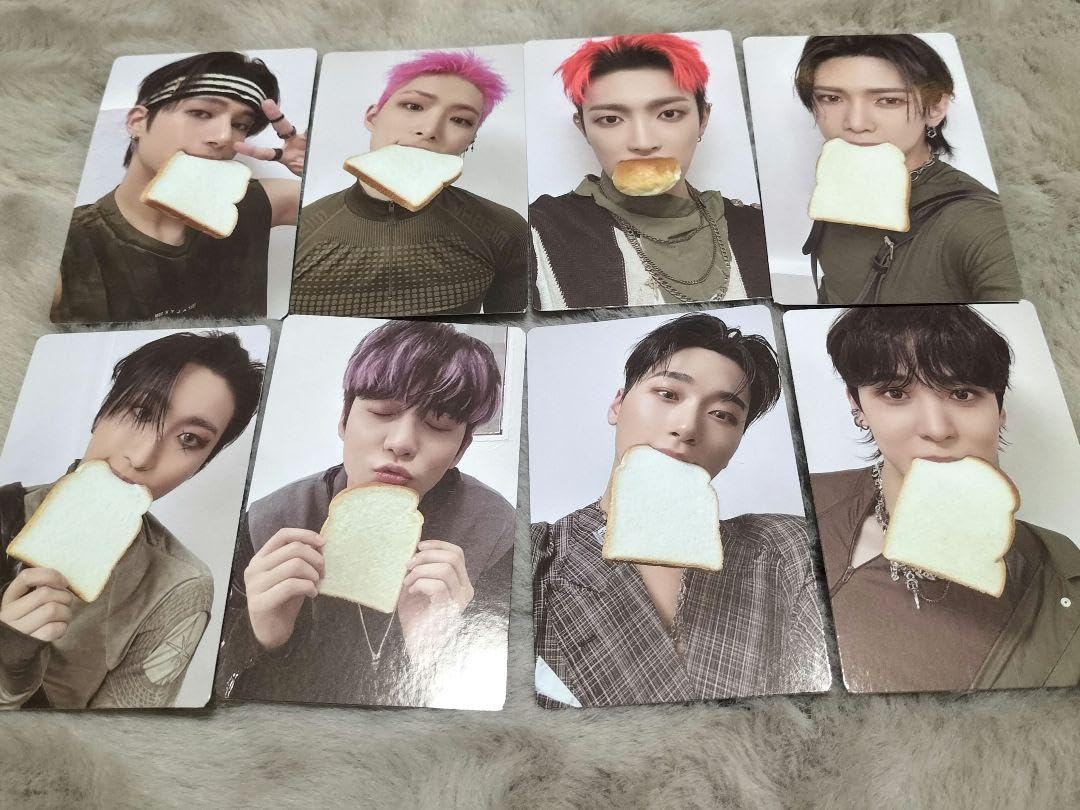 ATEEZ　OUTLAW　ジャケット 食パン コンプ セット　16枚 Amazon.co.jp: ateez outlaw 封入トレカ 食パン 全メンバー