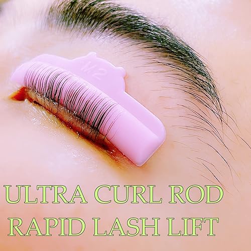 Miniatura 4 de Almohadilla de elevación de pestañas sin pegamento en los párpados, protectores de elevación de pestañas rosadas, barra de permanente esmerilada,