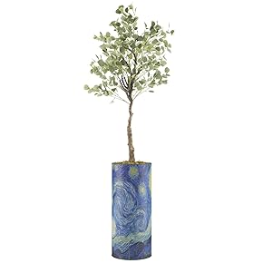SIGNWIN Eucalyptus Tree with Illustrated Vincent Van Gogh...