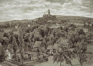 View of Kronberg (Ca. 1877) 48x34 Huge UnFramed Art Print Poster Ready for Framing by Louis Eysen