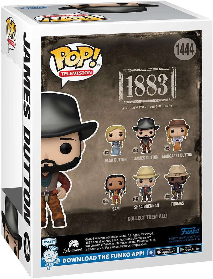 Funko POP! TV: 1883 - James Dutton - Collectable Vinyl Figure - Gift Idea - Official Merchandise - for Kids & Adults - TV Fans - Model Figure for Collectors and Display