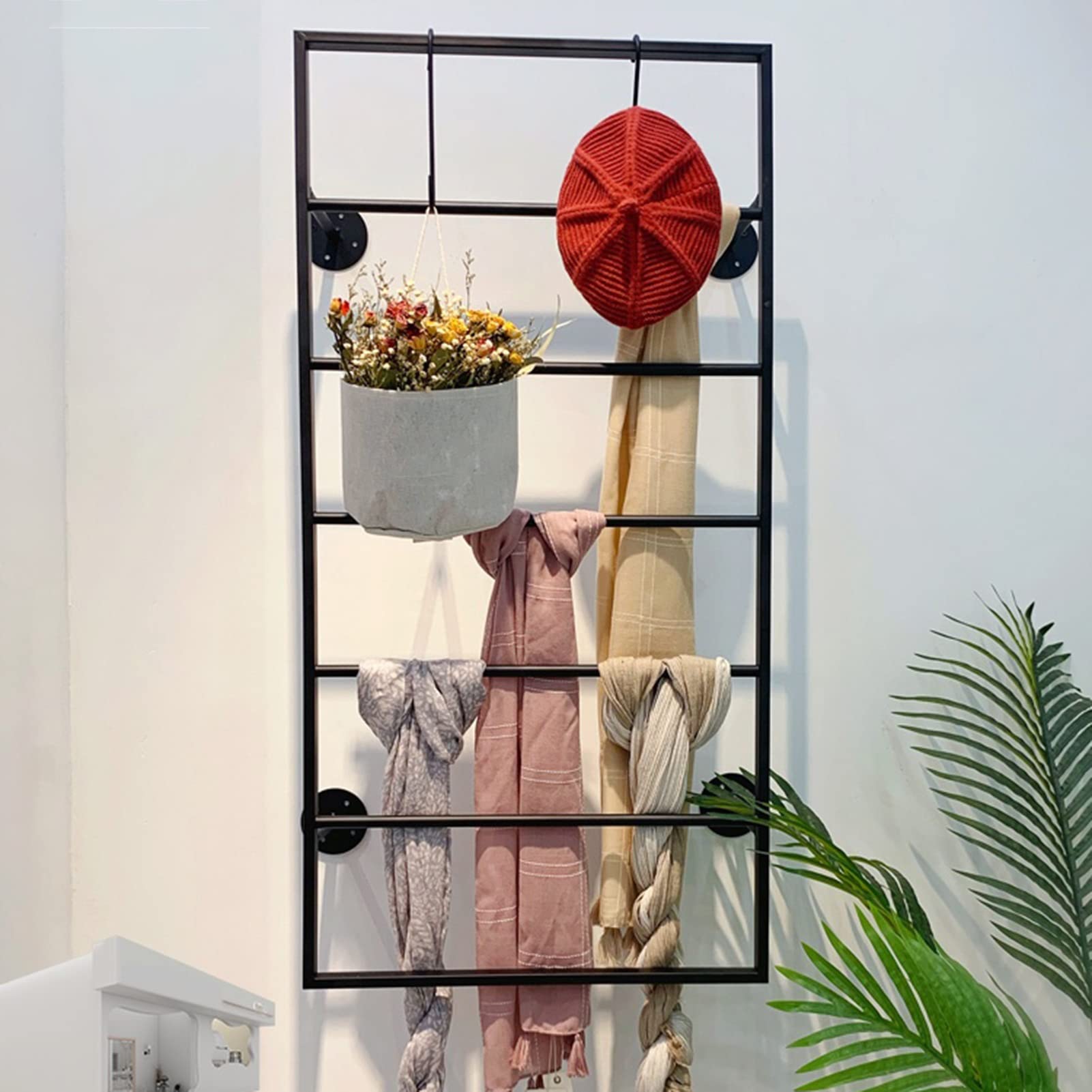 Estantes de Pared para Bufandas, Organizador de pañuelos, Soporte para Pantalones, Corbatas, pañuelos, pañuelos, Papel de Regalo