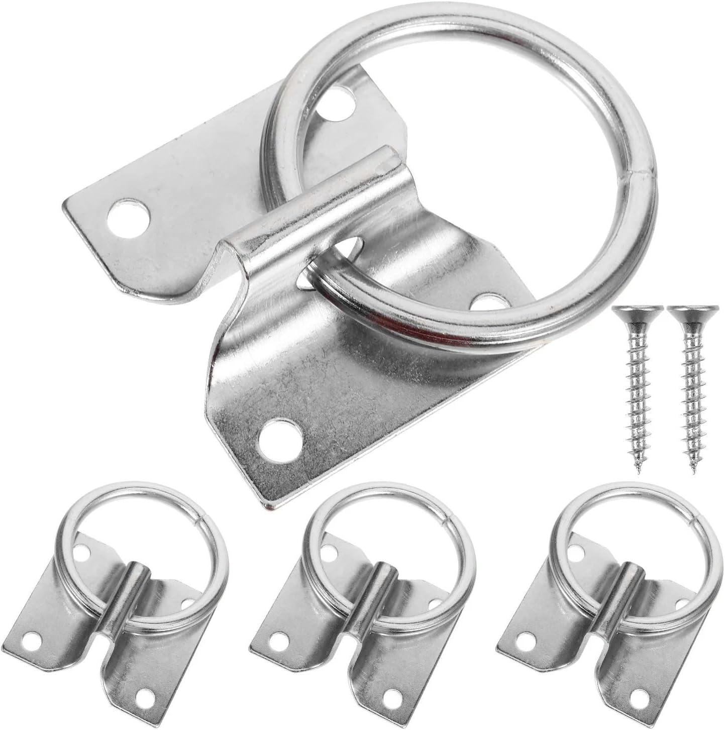 Blocker Tie Ring for Horses 4Pcs Horse Tie Ring Convenient Lightweight Safety Design for Barn Stall Outdoor Riding Training Equipment