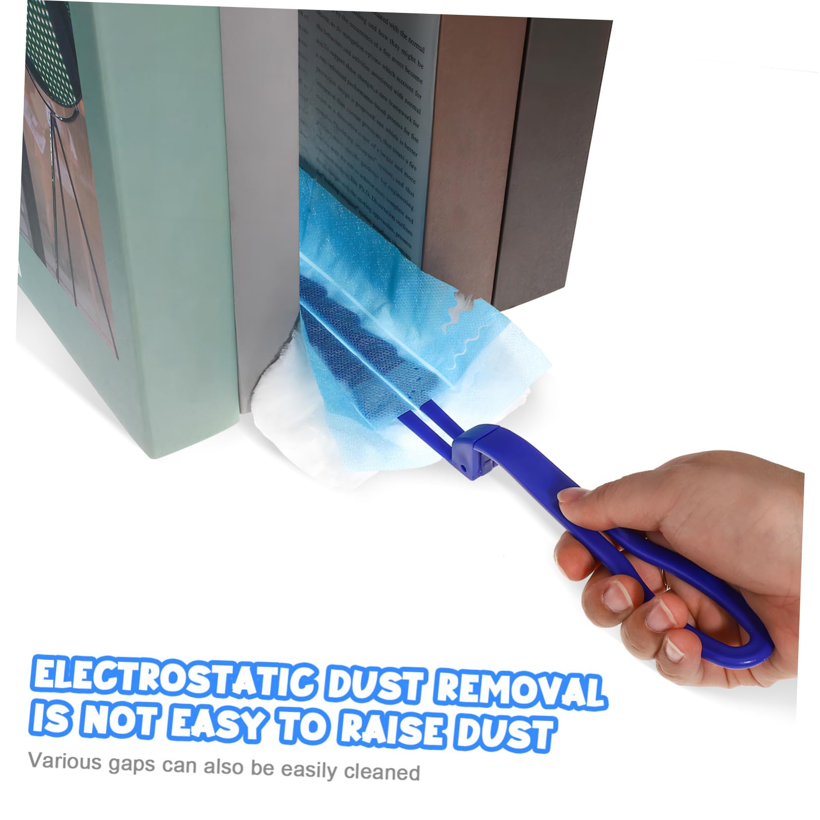 Mobestech 3juegos Plumero Electrostático con Recambios Duster para Muebles Ventanas Sofás y Coches Herramienta De Limpieza para Grietas y Espacios Reducidos