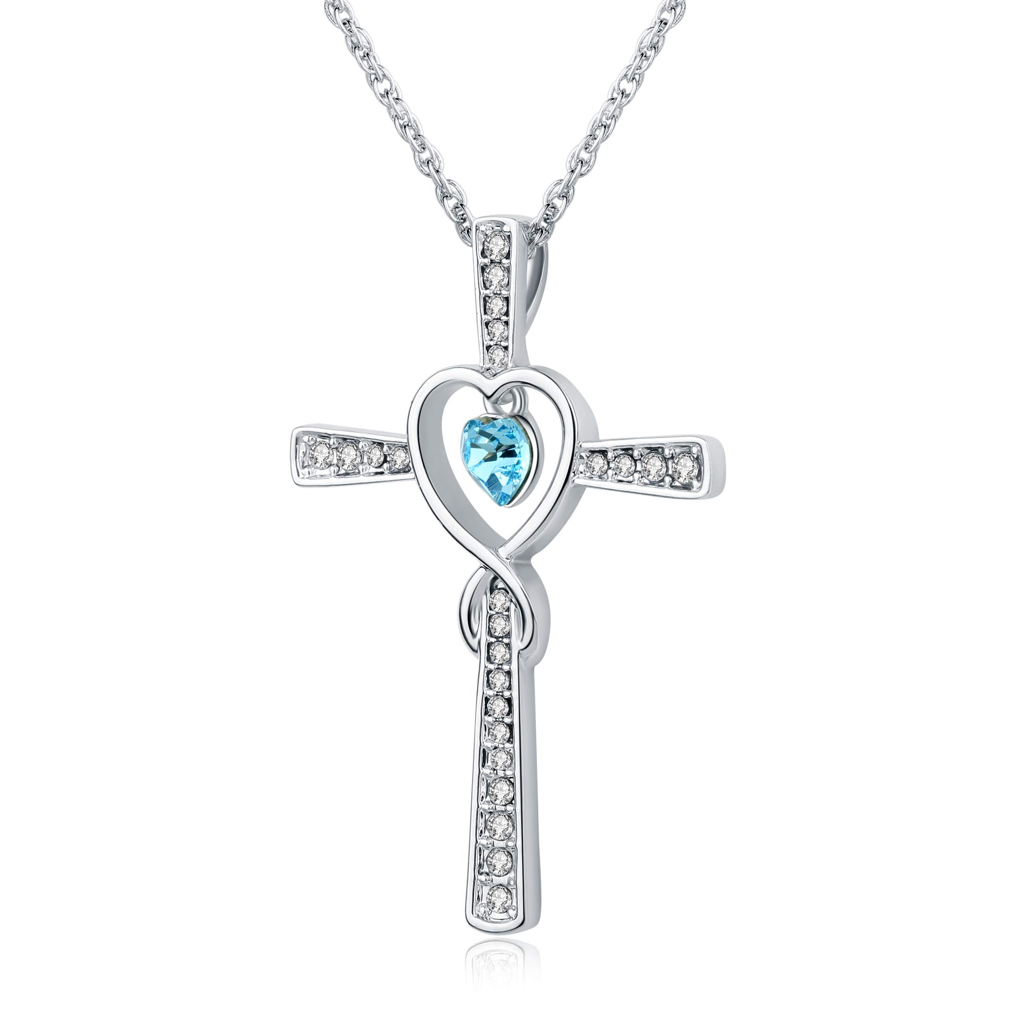 Kruckelyou are my, King of Kings, Wonderful, Counsellor, mighty High, everlasting Father, Prince of Peace White Shining necklace made with Swarovski® crystals - 5241030