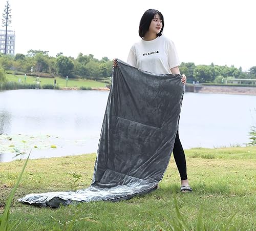 Miniatura 7 de Almohadillas para cuna (75 x 28 pulgadas) con correas elásticas portátiles para exteriores y senderismo, algodón suave y grueso, impermeable