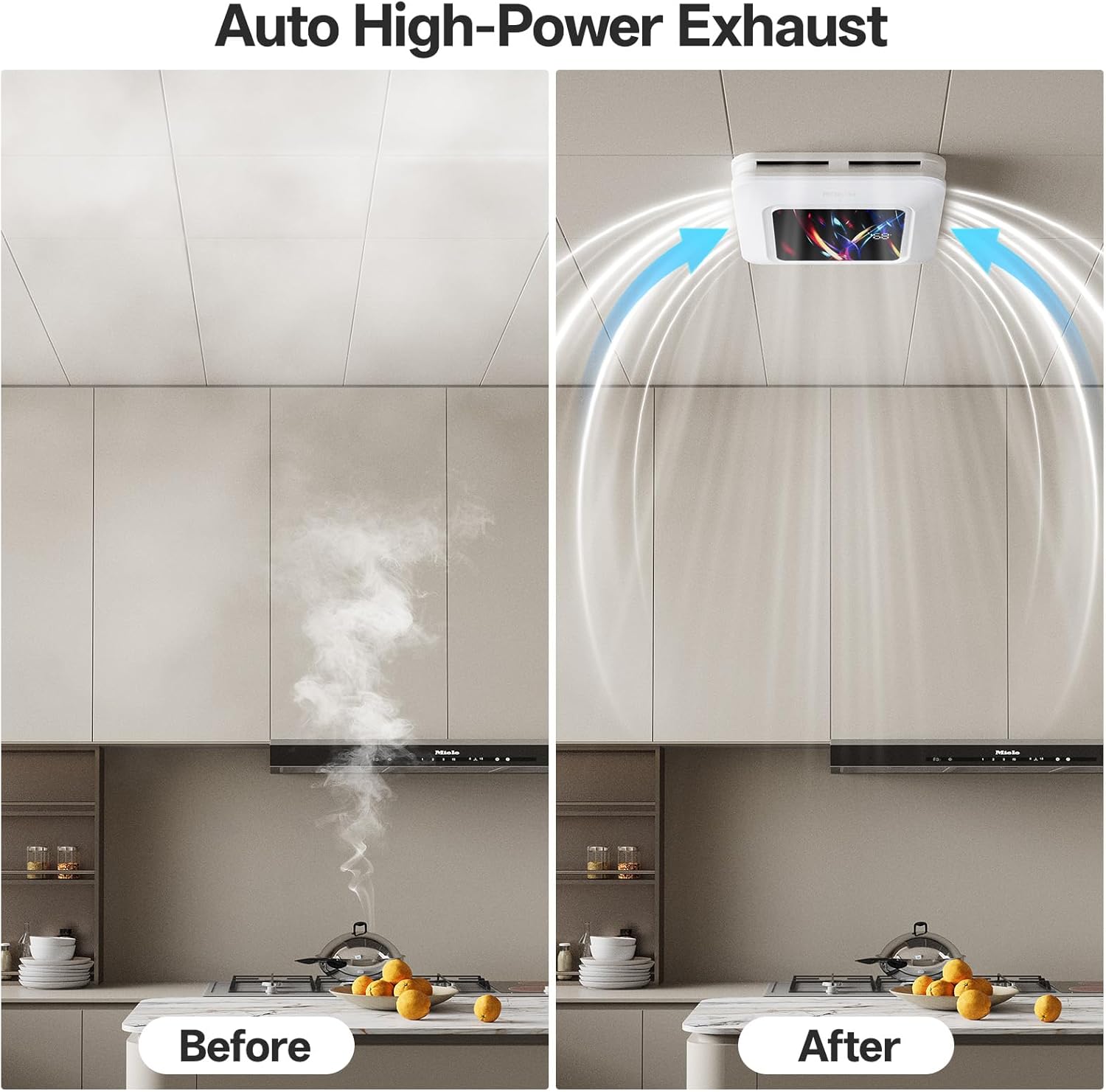 Bathroom Fan with Humidity Sensor,230 CFM 1.0 Sone Bathroom Exhaust Fan with Light,Ventilation and Exhaust Fan with Remote Control and Timer Function,Black