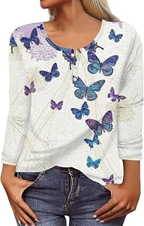 DIYIOUZHOU Cute Long Sleeve Tops for Women 2023, Soft Loungewear Plus Size Pop Blouse Winter Long Sleeve Neck Blouses