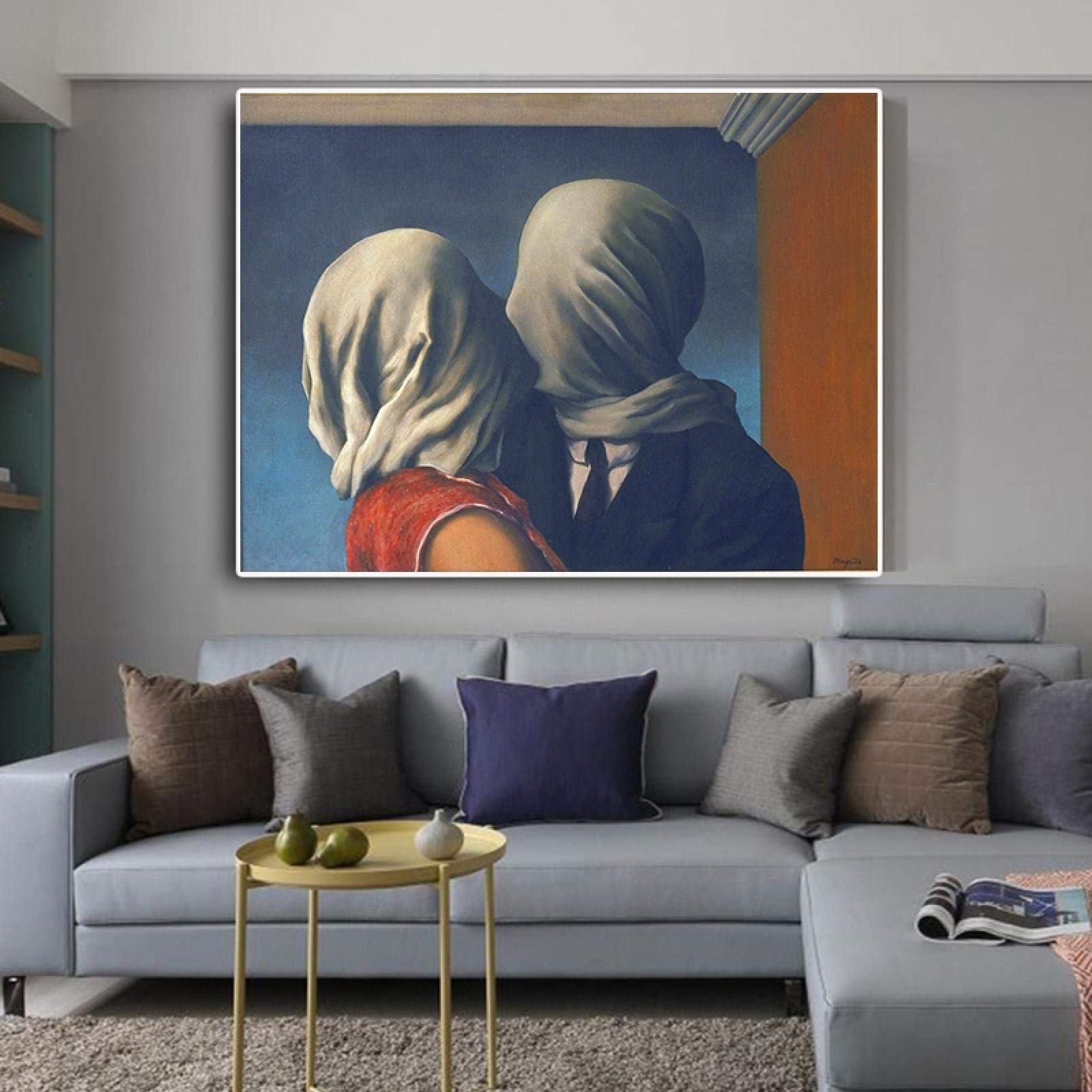 作品解説】ルネ・マグリット「恋人たち」 - Artpedia アートペディア