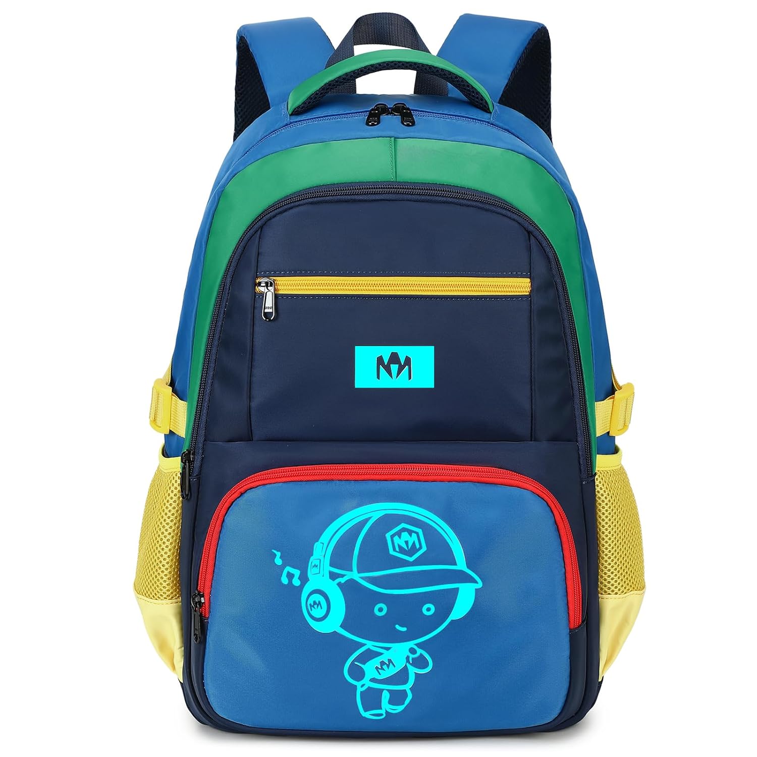 Bluboon Mochila infantil camuflada para meninos e adolescentes, escola primária, mochila de viagem