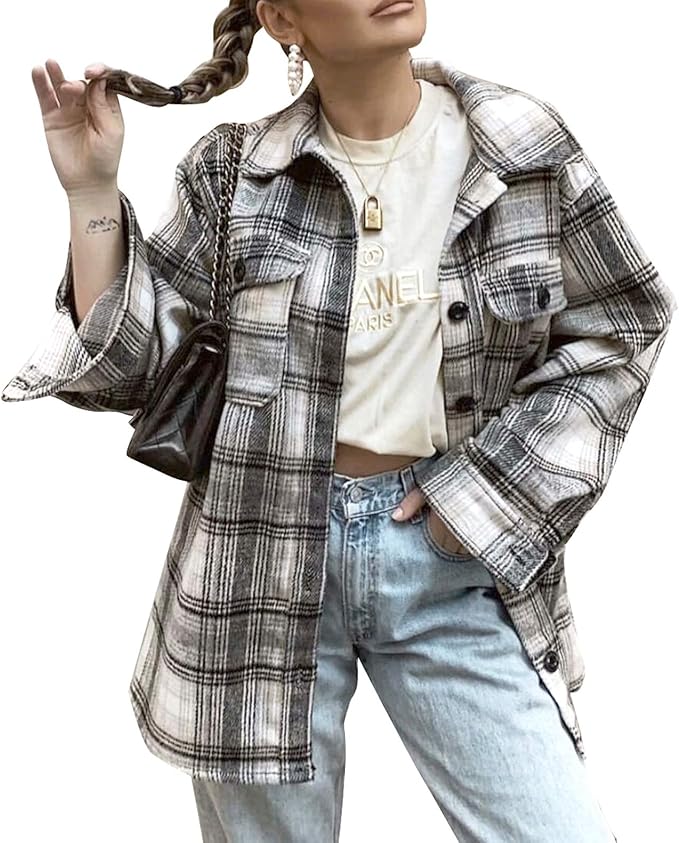 Cappotto Vintage In Lana A Quadri Verde E Beige Anni '70 Con - Foto 3