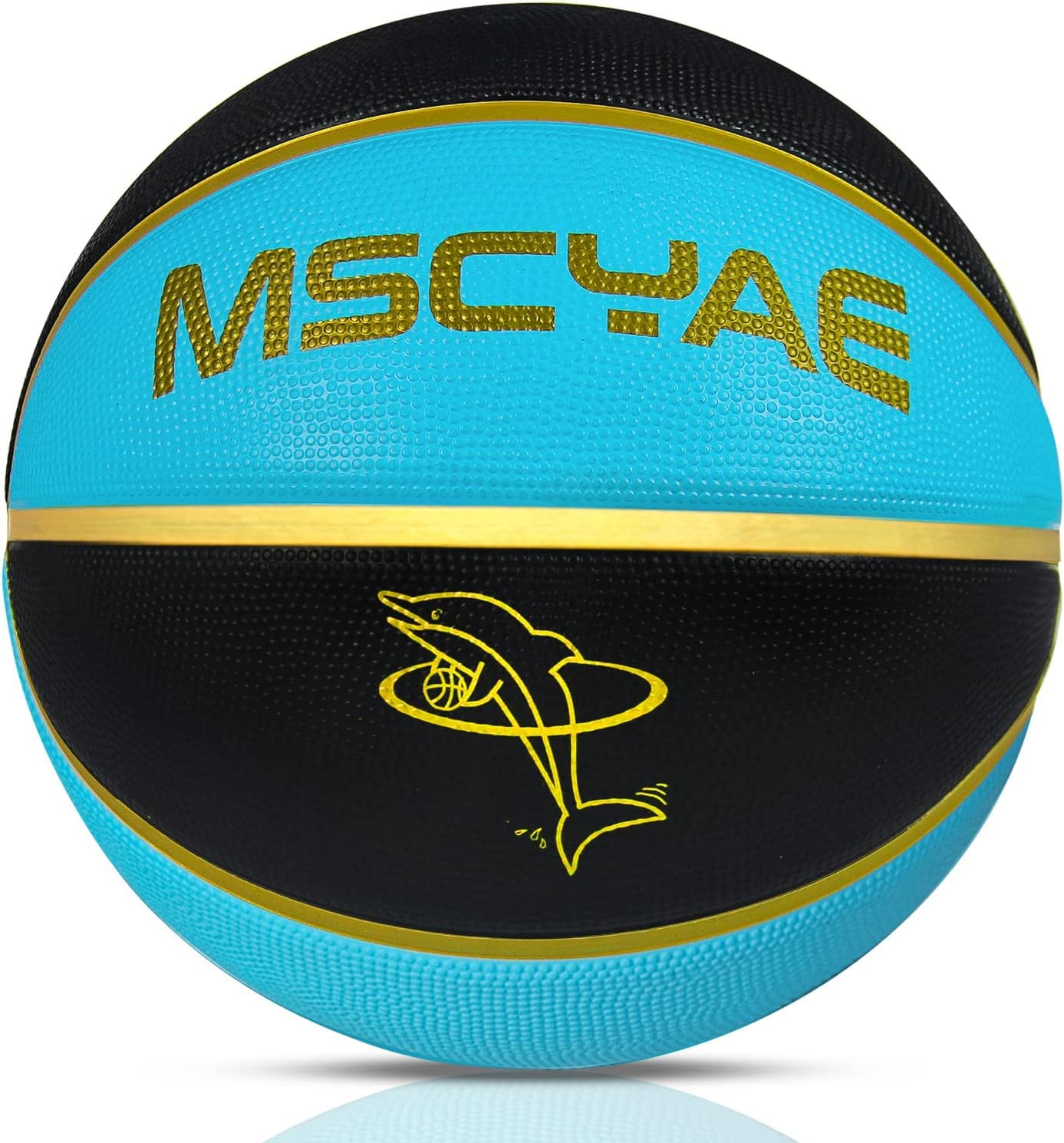 MSCYAE Basketball Size 5, Basketball for Children, Mini Basketball Size 3 Ideal for Youth Children's Hands, Outdoor Basketball (Blue, 5)