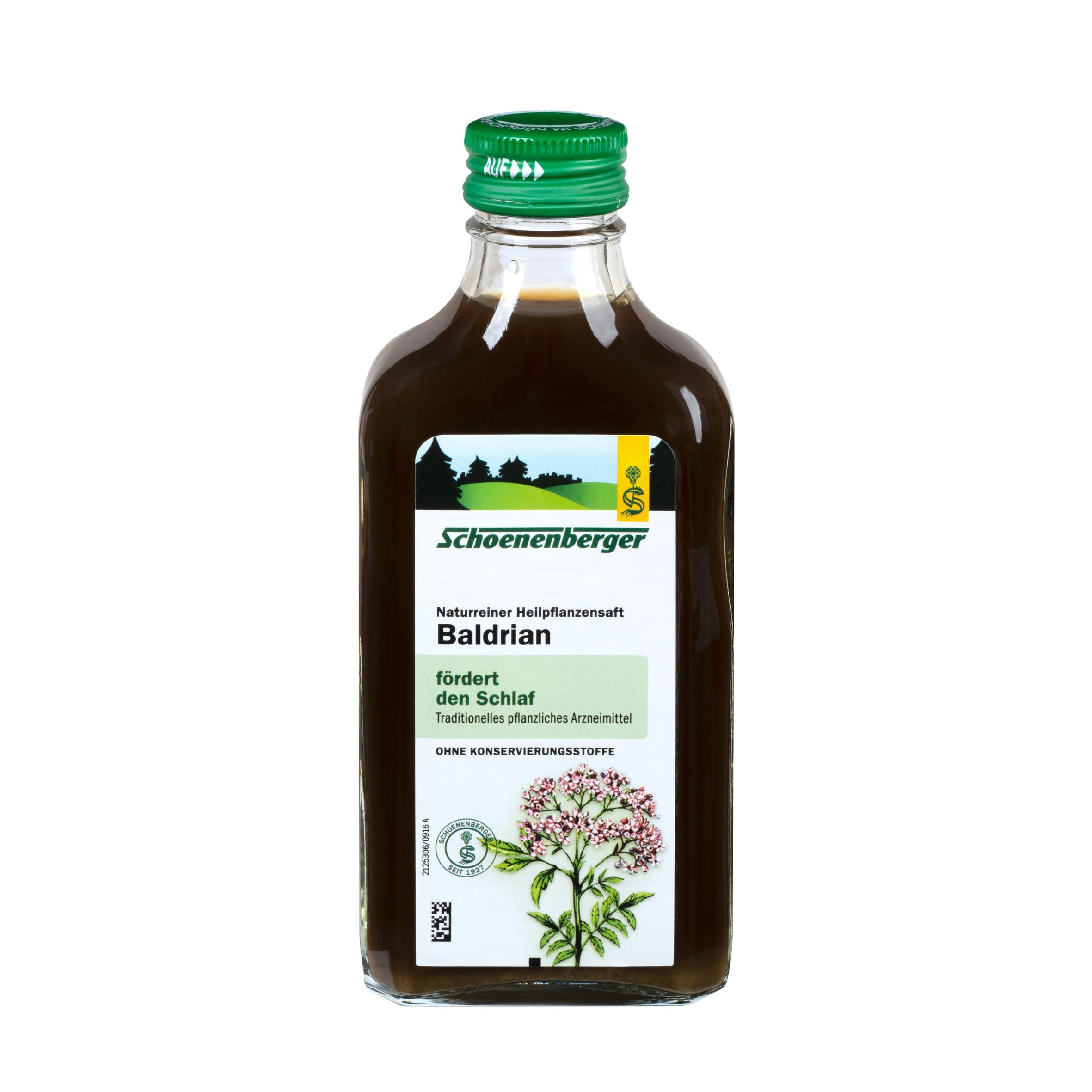 Schoenenberger - Baldrian naturreiner Heilpflanzensaft - 3x 200 ml (600 ml) Glasflaschen - zur Besserung des Befindens bei nervlicher Belastung - freiverkäufliches Arzneimittel