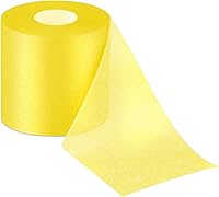 Vista 8 de Nuanchu Cinta atlética previa a la envoltura de 30 yardas, cinta de espuma atlética para cabello, fútbol, deportes, muñecas, codos, rodillas y Blanco