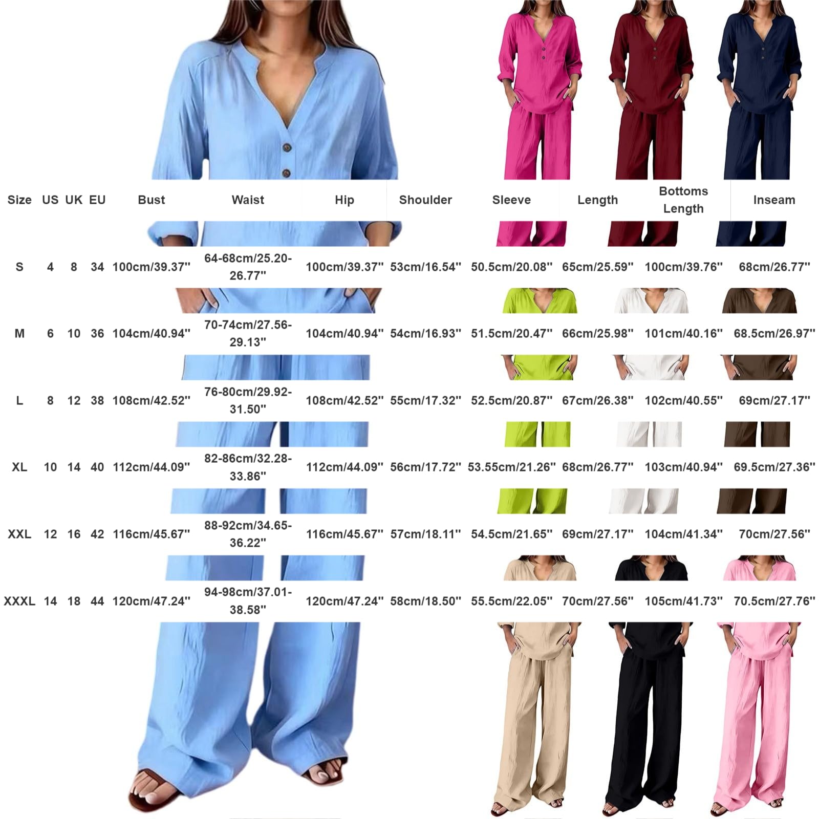 Conjunto Deportivo Mujer Verano Casual de Dos Piezasconjunto Chandal mujerCmodo y Agradable al Tacto