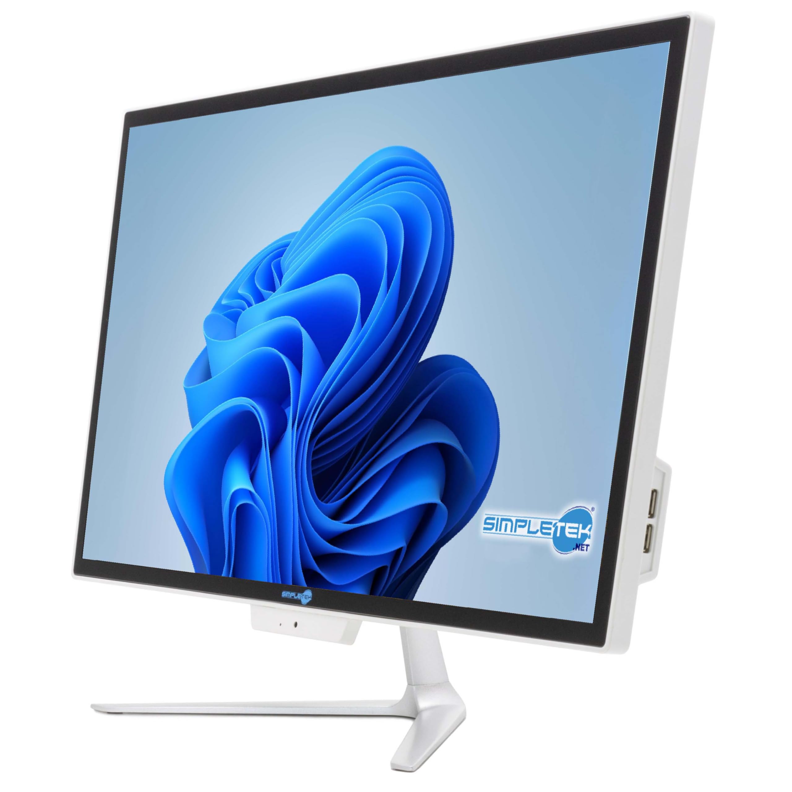 SIMPLETEK - PC All in One Core i7 fino 3.80GHz 16GB RAM SSD 2TB Windows 11 Pro | Display 24" FHD Webcam integrata WiFi BT LAN HDMI | Computer Fisso Casa Ufficio Scuola Lavoro