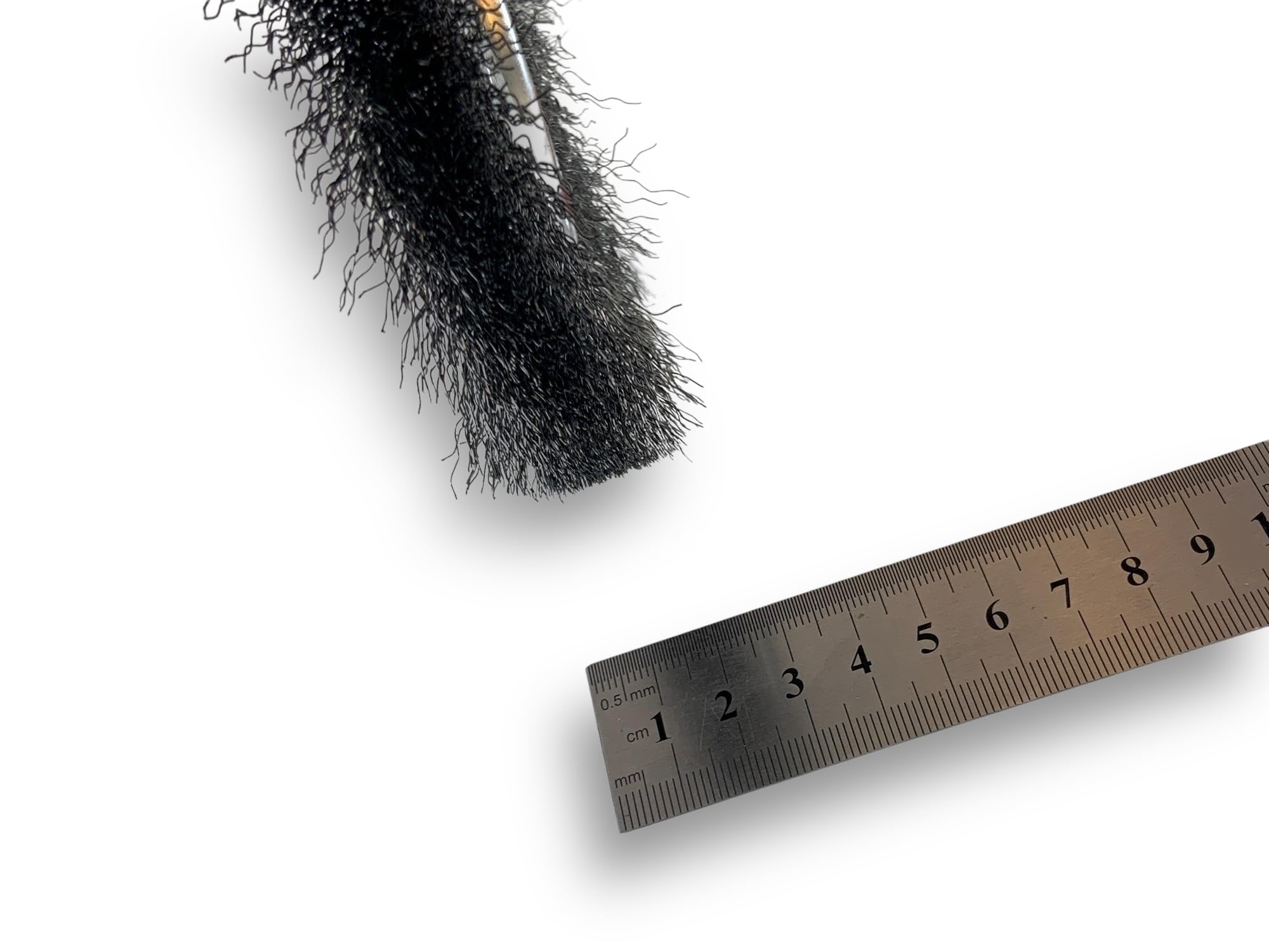 Brosse circulaire ACIER | Ø 150 mm | Epaisseur 1 rang | Fil souple 0.20 mm ondulé | Alésage 20 mm + réducteur bague 16/12 mm | Touret meuleuse affûteuse ponceuse | Kibros 215151AV