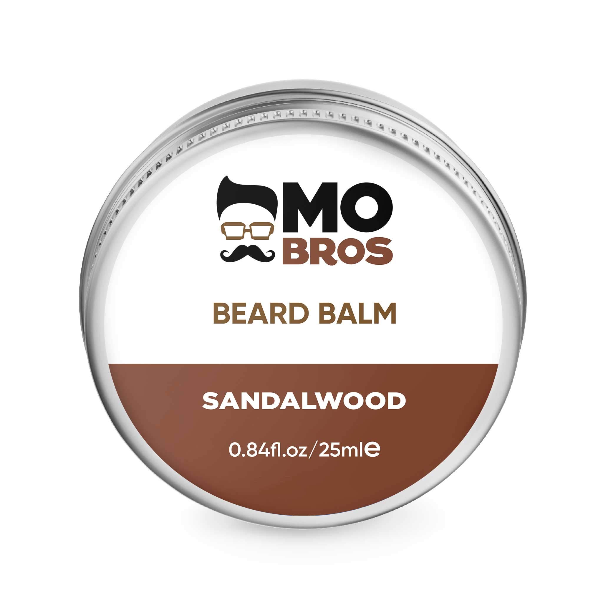 Beard Balm | Sandalwood| 25ml | Softens, Styles & Tames Facial Hair | Promotes Growth, Adds Shine, Reduces Dryness & Itching | Contains Natural & Premium Ingredients