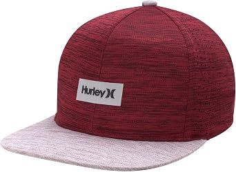 Hurley Mens Lightweight H2O Dri Dock Flat Brim Baseball Cap