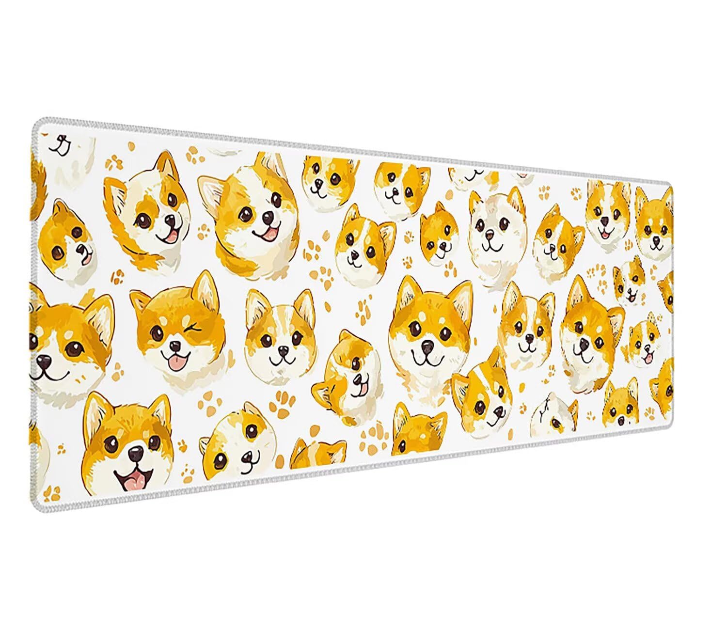 Podkładka na biurko, gamingowa podkładka pod mysz, rozmiar XXL, antypoślizgowa, gumowa podkładka pod mysz, szyte krawędzie, gamingowa podkładka pod mysz XXL, do biura i domu, akcesoria gamingowe, 1600