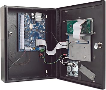 Kantech KTES-US Telephone Entry System, Standard 250 Tenant Capacity, KTES & KTES-CDN EntraPass Software, 16.5 VAC/40 VA Transformer (UL or CSA Approved), Postal Lock Bracket w/Switch & Accessory Kit