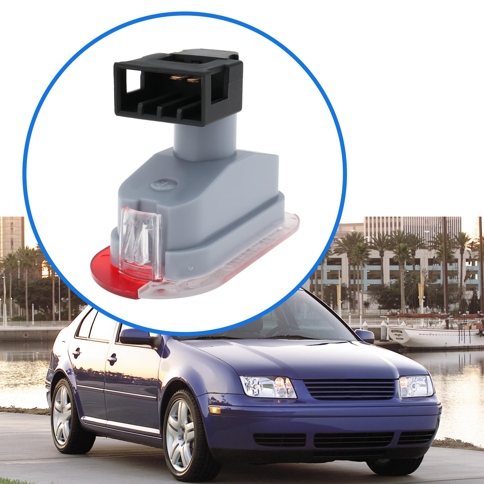 SG Store Lot de 2 Voyants d'avertissement pour Panneau Intérieur de Portière de Voiture 1J0947411B 1J0947411C Compatible avec VW Golf Beetle