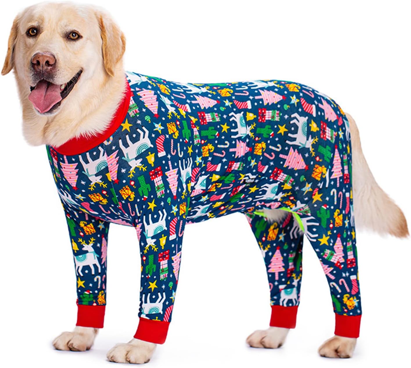 Dreamls Dog Clothes, Winter Dog Onesie Pajamas Cotton Jumpsuit Coat