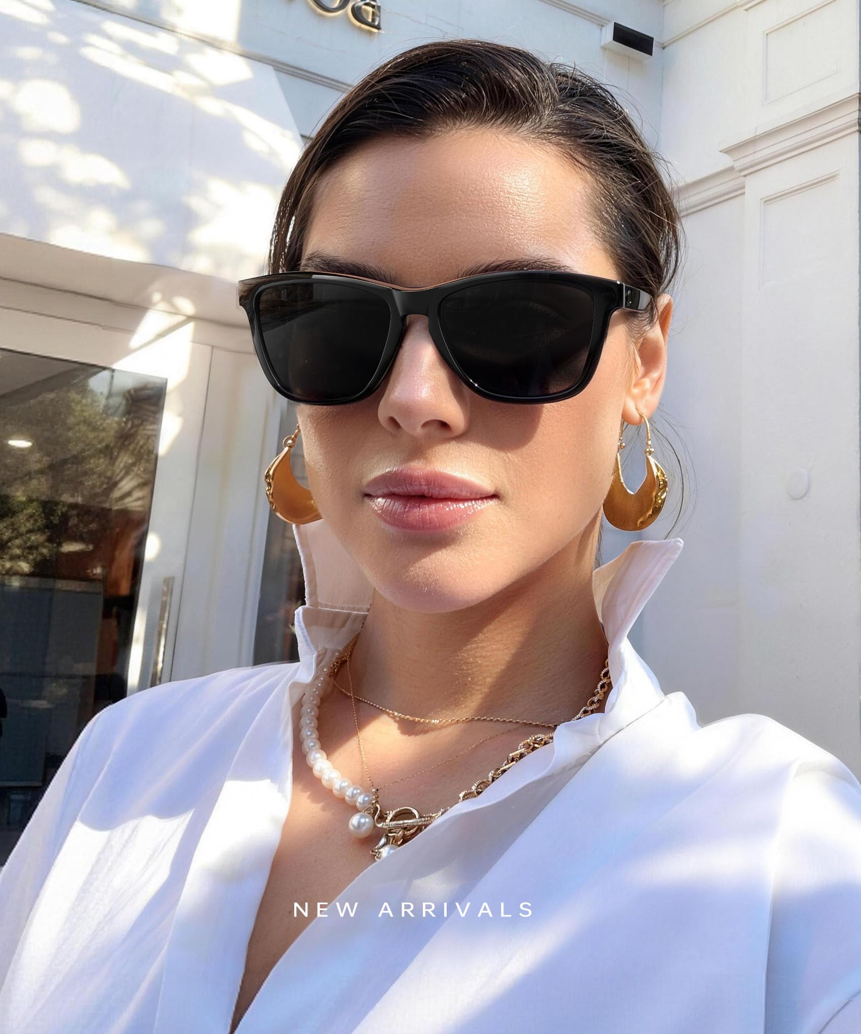 KALIYADI Womens-Sunglasses Polarized Sunglasses-Womens Trendy: Retro Sun Glasses with UV Protection for Travel Driving - 2