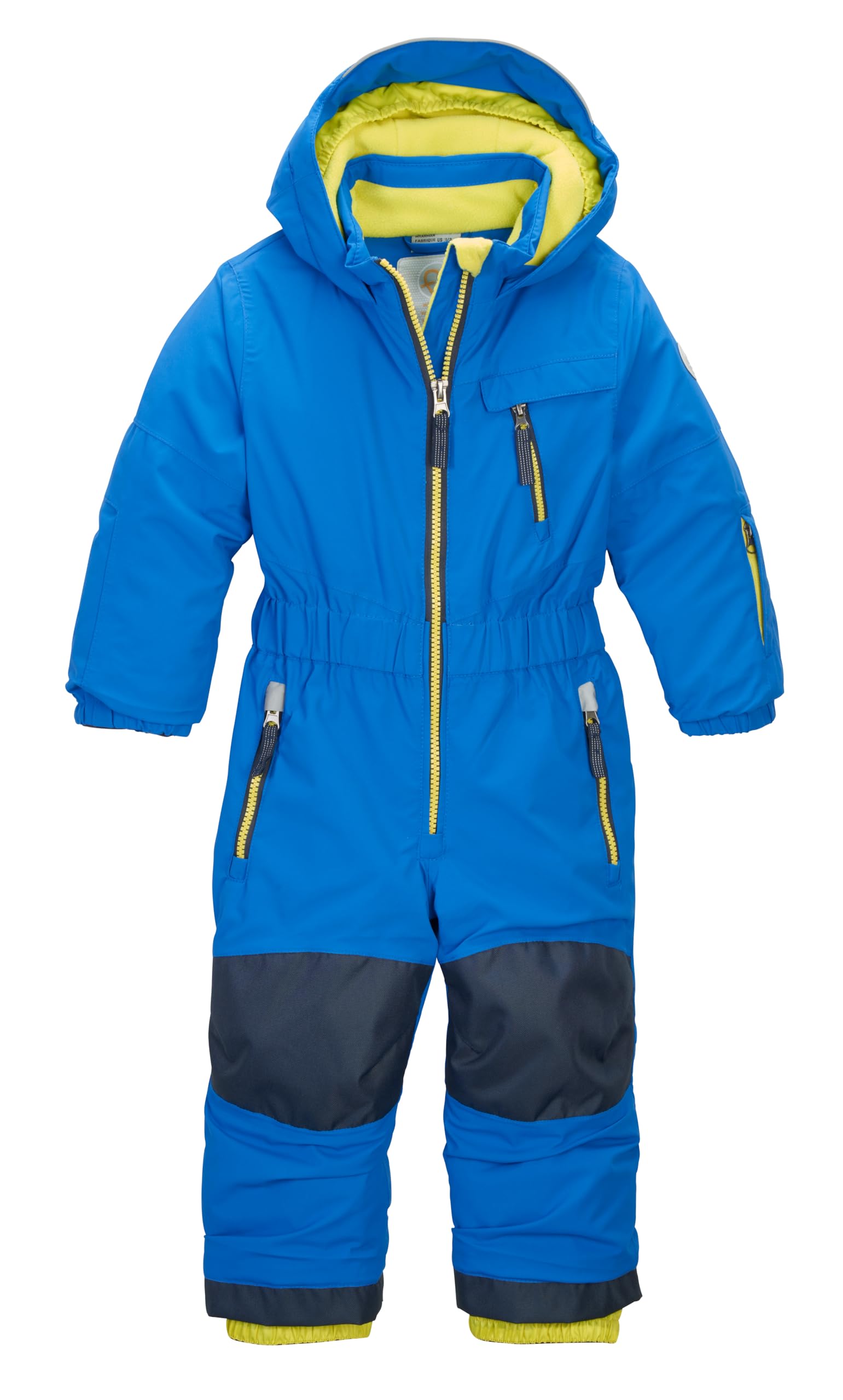 first instinct by killtec FISW 31 MNS ONPC Ski Overall/Snowsuit with Hood, Waterproof, Royal, 98-104