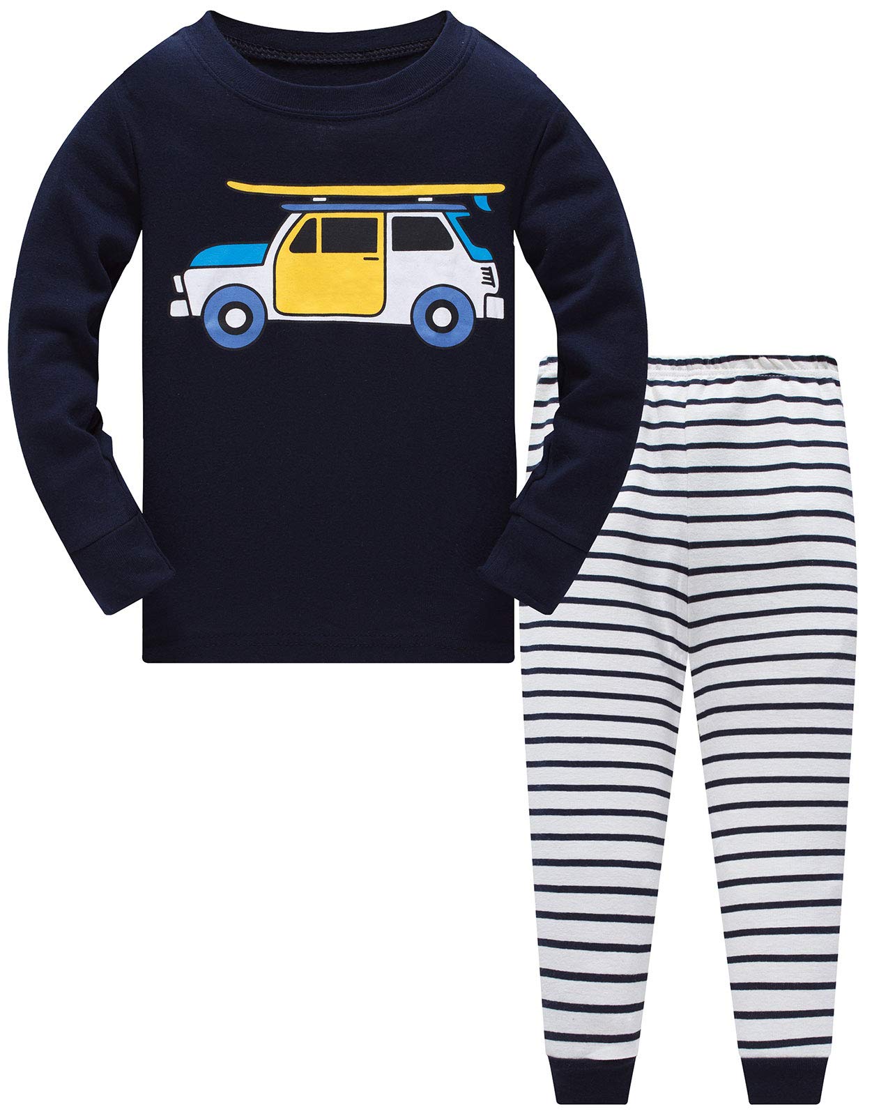 TEDD Boys Pyjamas Dinosaur Nightwear Cotton Toddler Clothes Kids Sleepwear Long Sleeve Christmas Pjs Sets 2 Piece Outfit Xmas Gift 1-12 Years — view 24