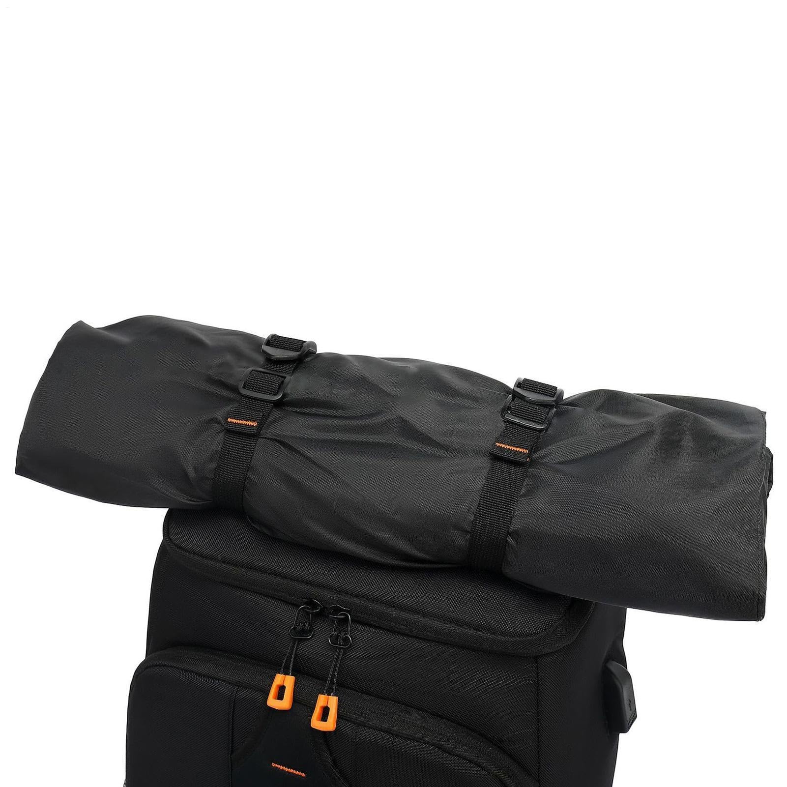 Zaino per fotocamera, impermeabile, multifunzionale, con scomparto per laptop, borsa da viaggio per laptop, da uomo, per viaggi, attività all'aperto, escursionismo, avventura, drone, lavoro, scuola