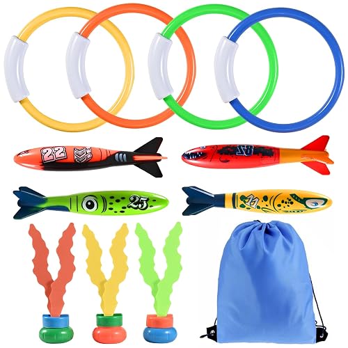faburo 12 pièces Jouets de Plongée, Jeux de Piscine pour