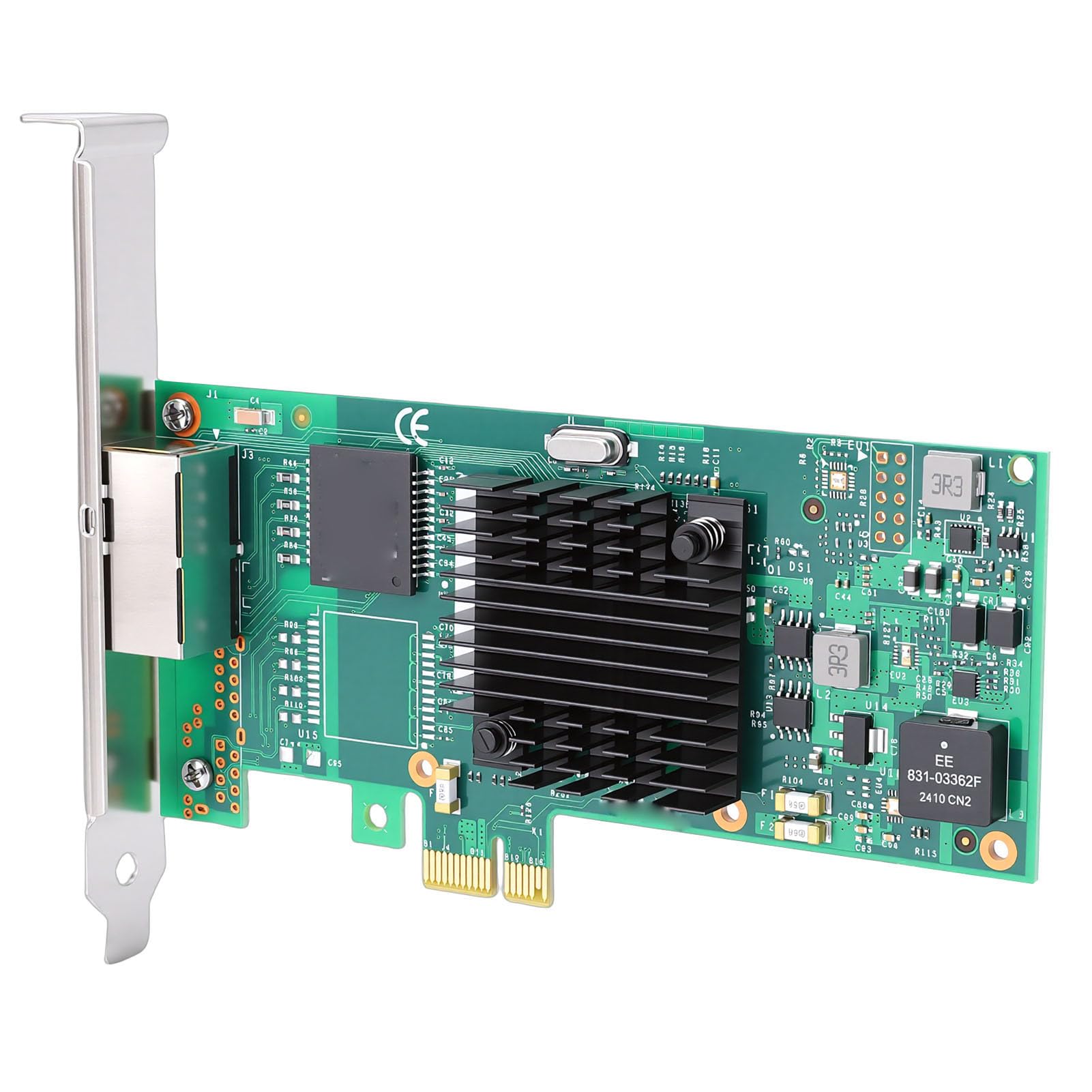Adattatore di Rete PCI Express Doppio RJ45 Ad Alta densità per velocità Gigabit Affidabile, Adatto per Server, Staffa Inclusa
