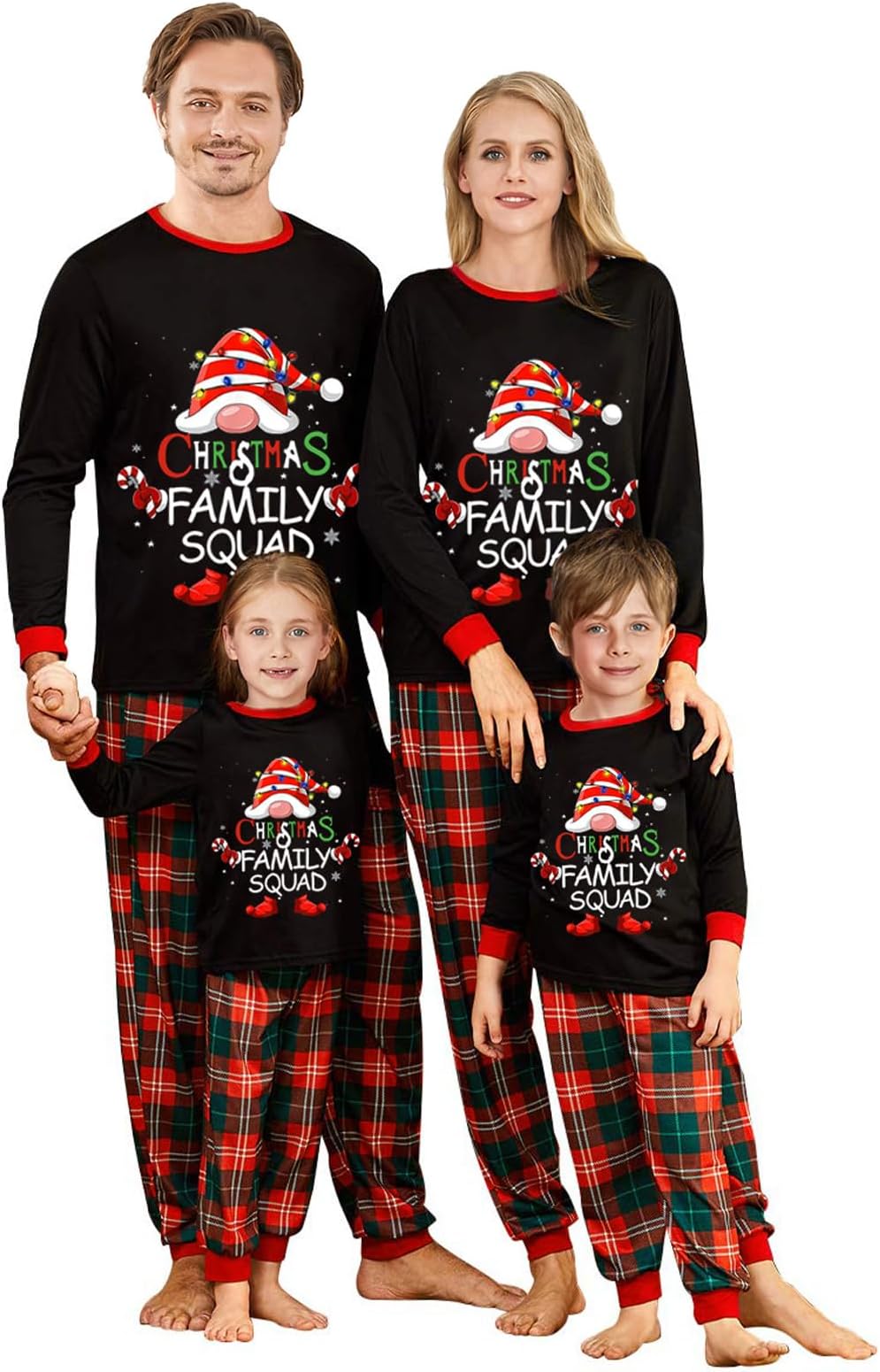 Christmas Family Matching Pajamas Sets Christmas Pjs Sleepwear Outfits for Christmas Holiday Xmas Party (Women, XL,#018)